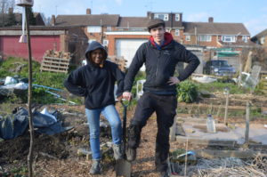Community Food Growers Network visit Strood's youngest farmer and give support